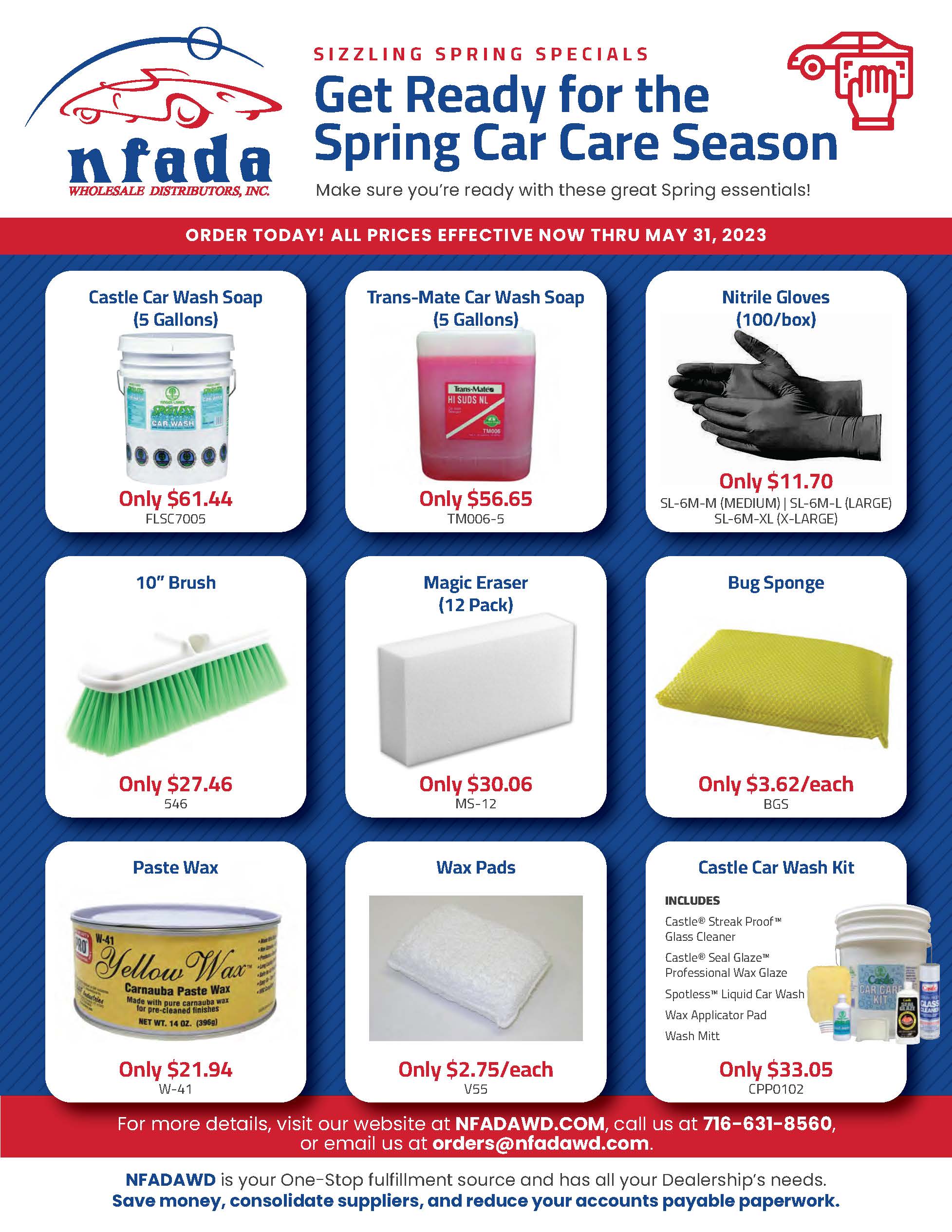 Get Ready for the Spring Car Care Season